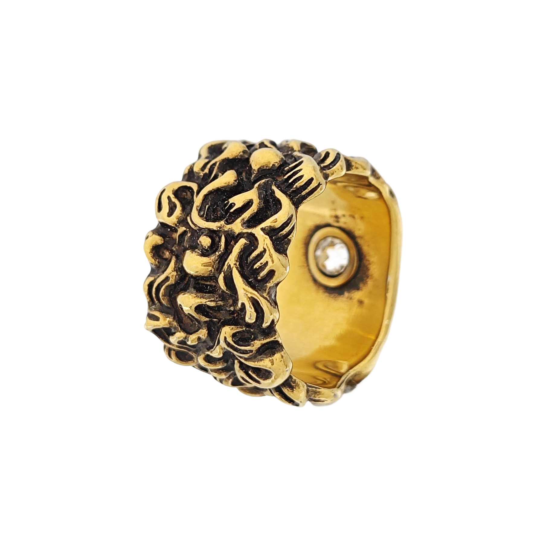 Metal Gold Ring EU 52