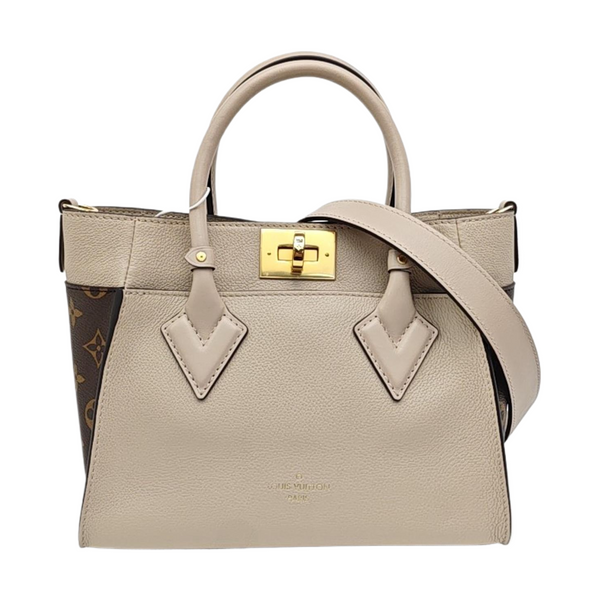 ON MY SIDE PM Monogram Coated Canvas Beige