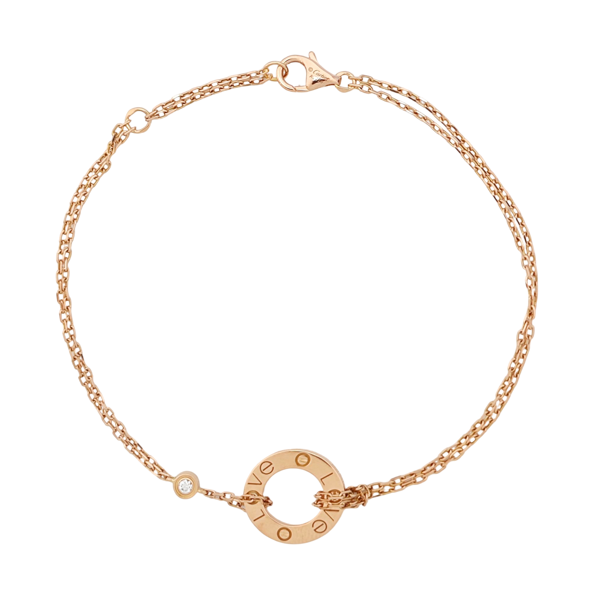 LOVE 18k Rose Gold Bracelet