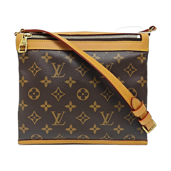 SAUMUR PM Monogram Coated Canvas Brown