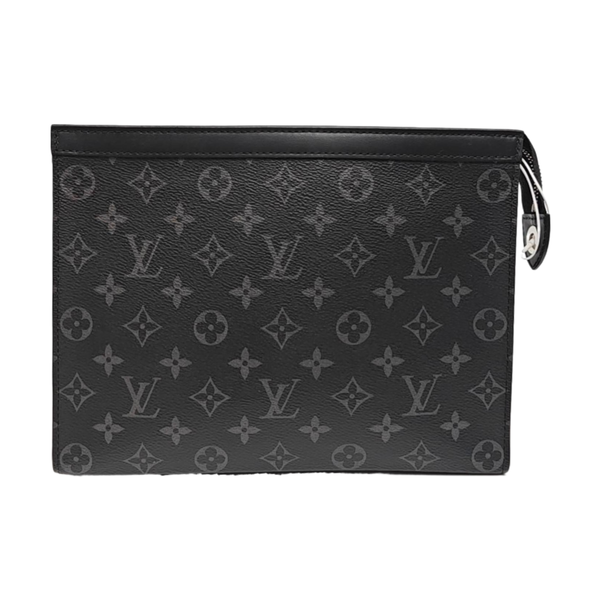 Pochette Voyag MM Monogram Coated Canvas Black