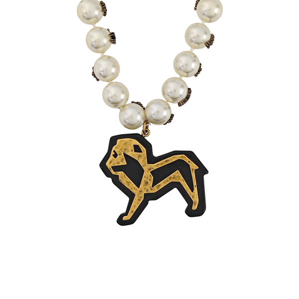 Faux Pearl White Necklace