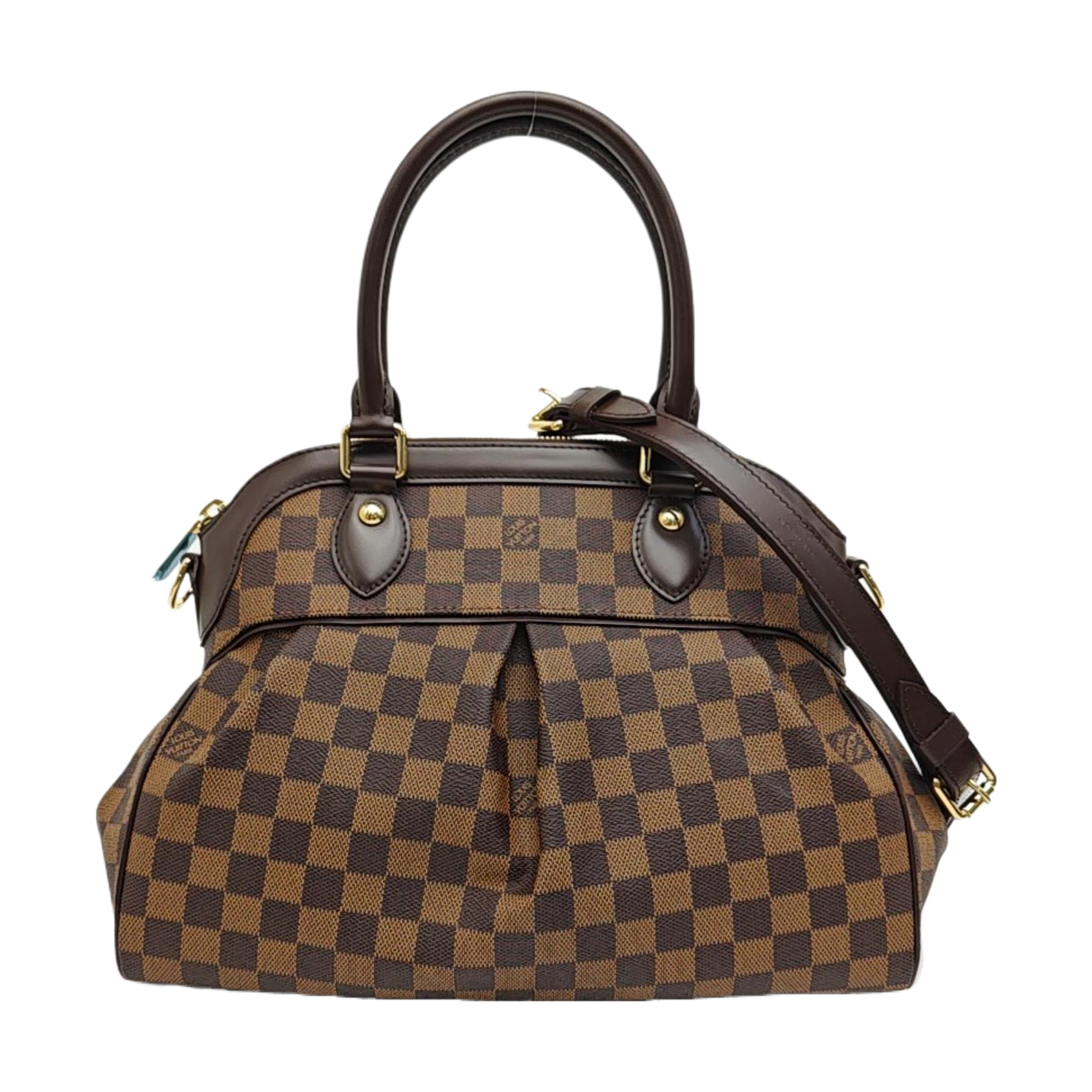 TREVI PM Damier Ebene Coated Canvas Brown