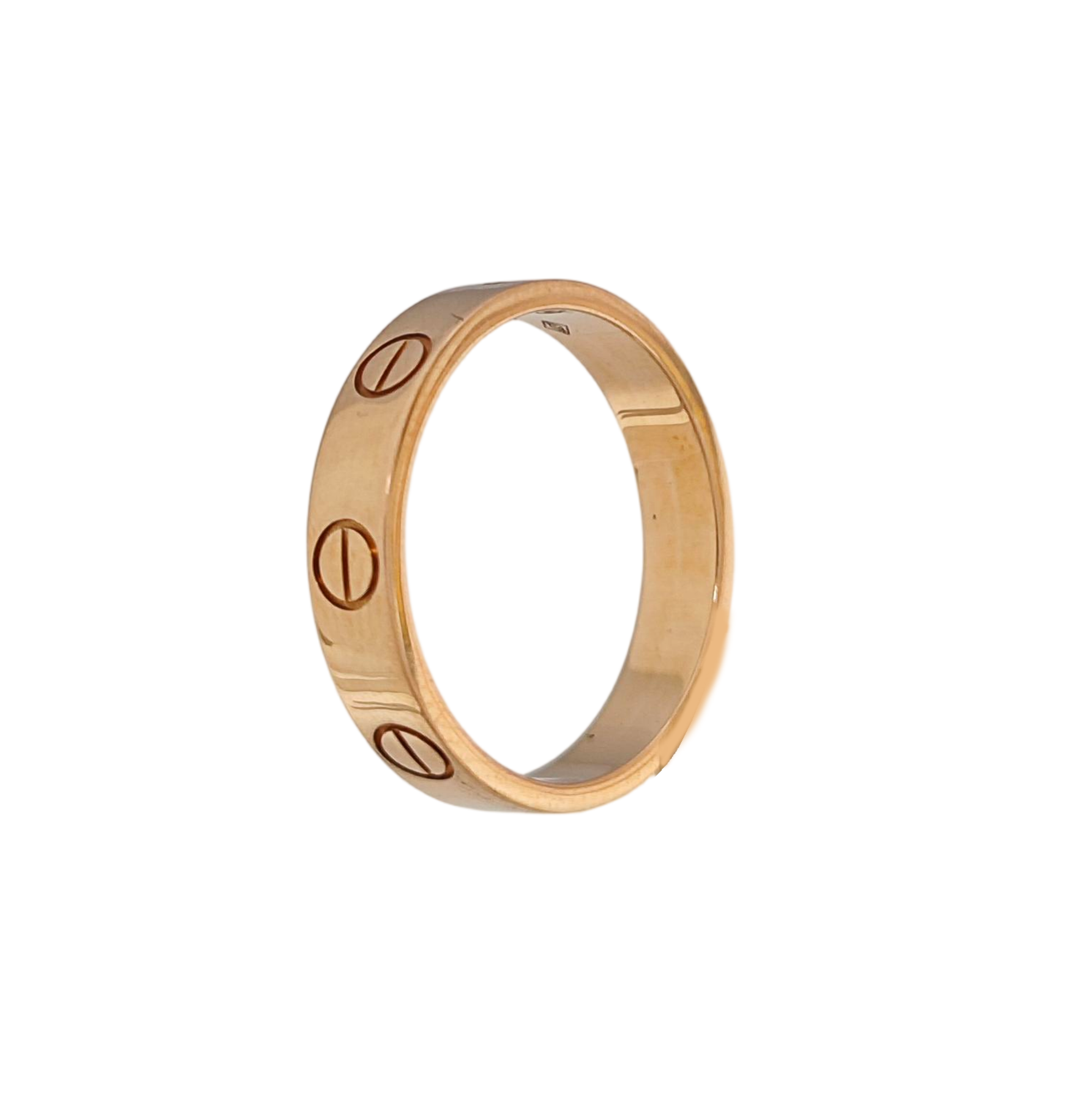 LOVE 18k Rose Gold Ring EU 49