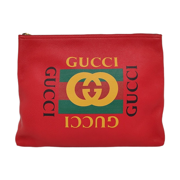 Print Medium Calfskin Red