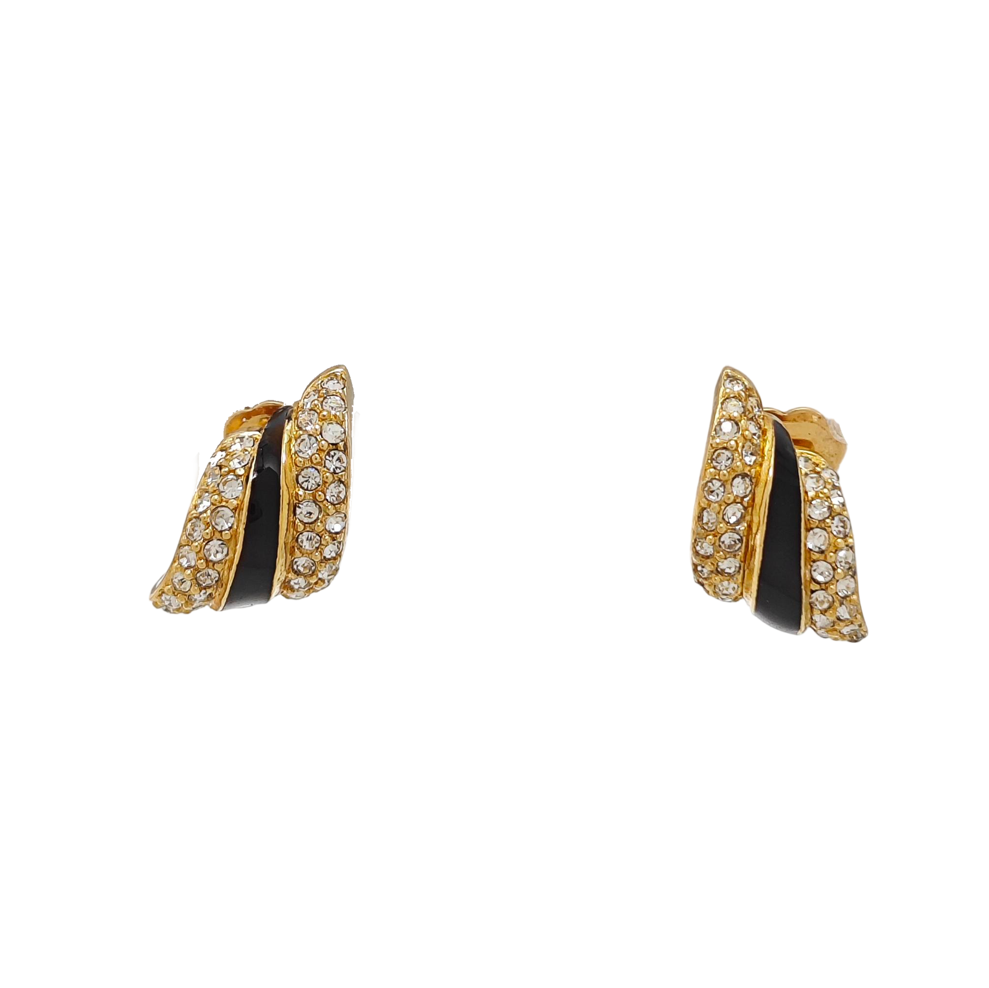 Metal Gold Clip On Earrings
