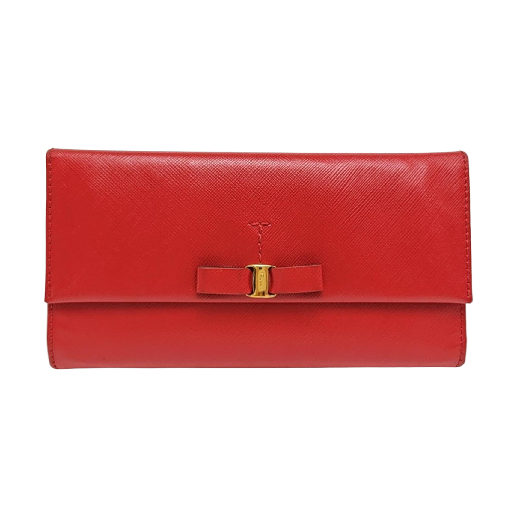 Vara Calfskin Red Wallet