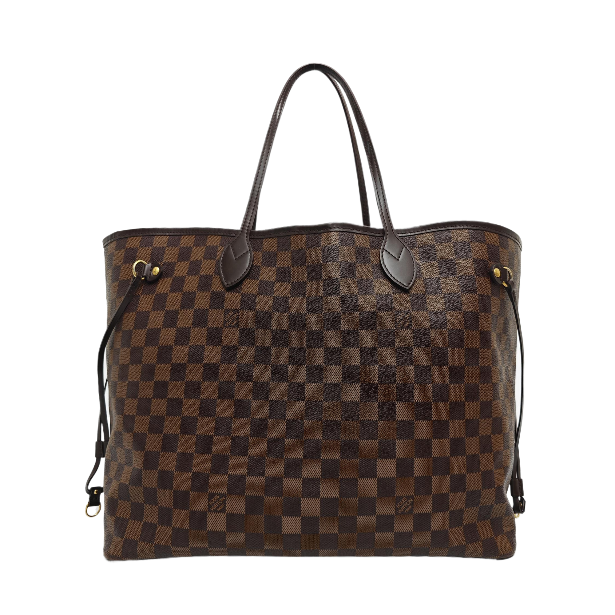 NEVERFULL GM Coated Canvas Brown