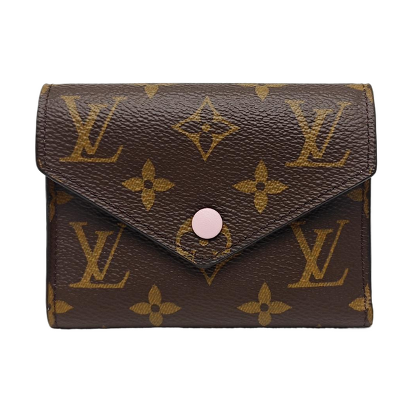 VICTORINE Monogram Coated Canvas Brown Wallet
