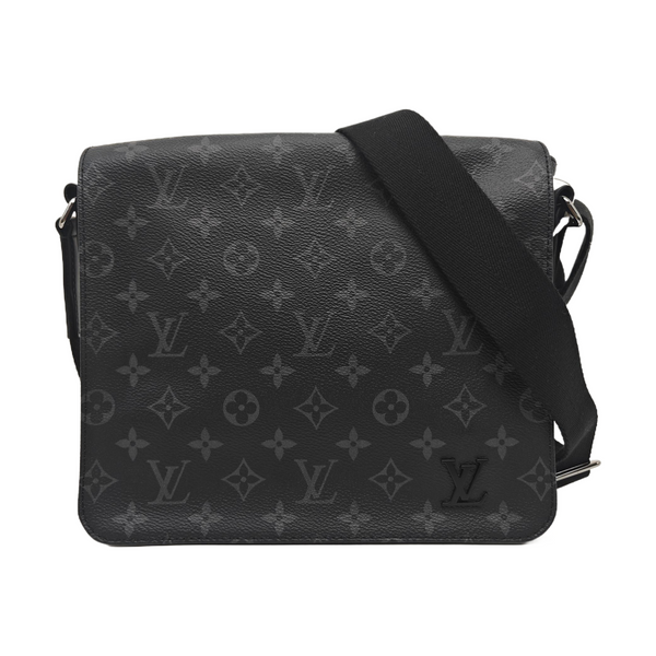 DISTRICT PM Monogram Coated Canvas Gray