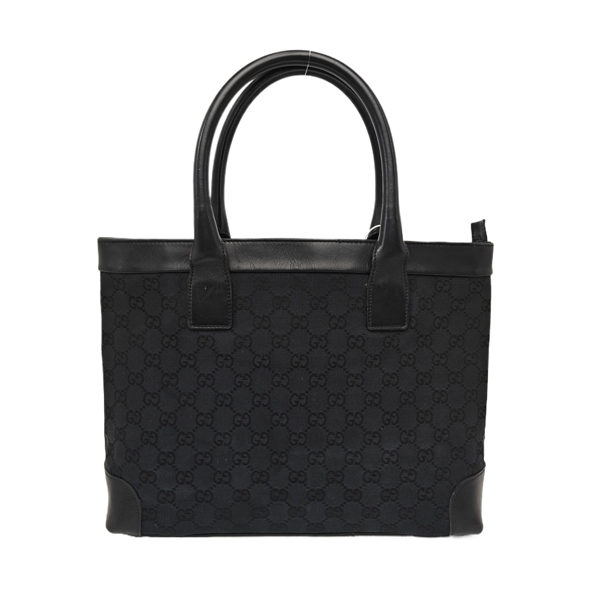 Monogram Canvas Tote Bag Blue