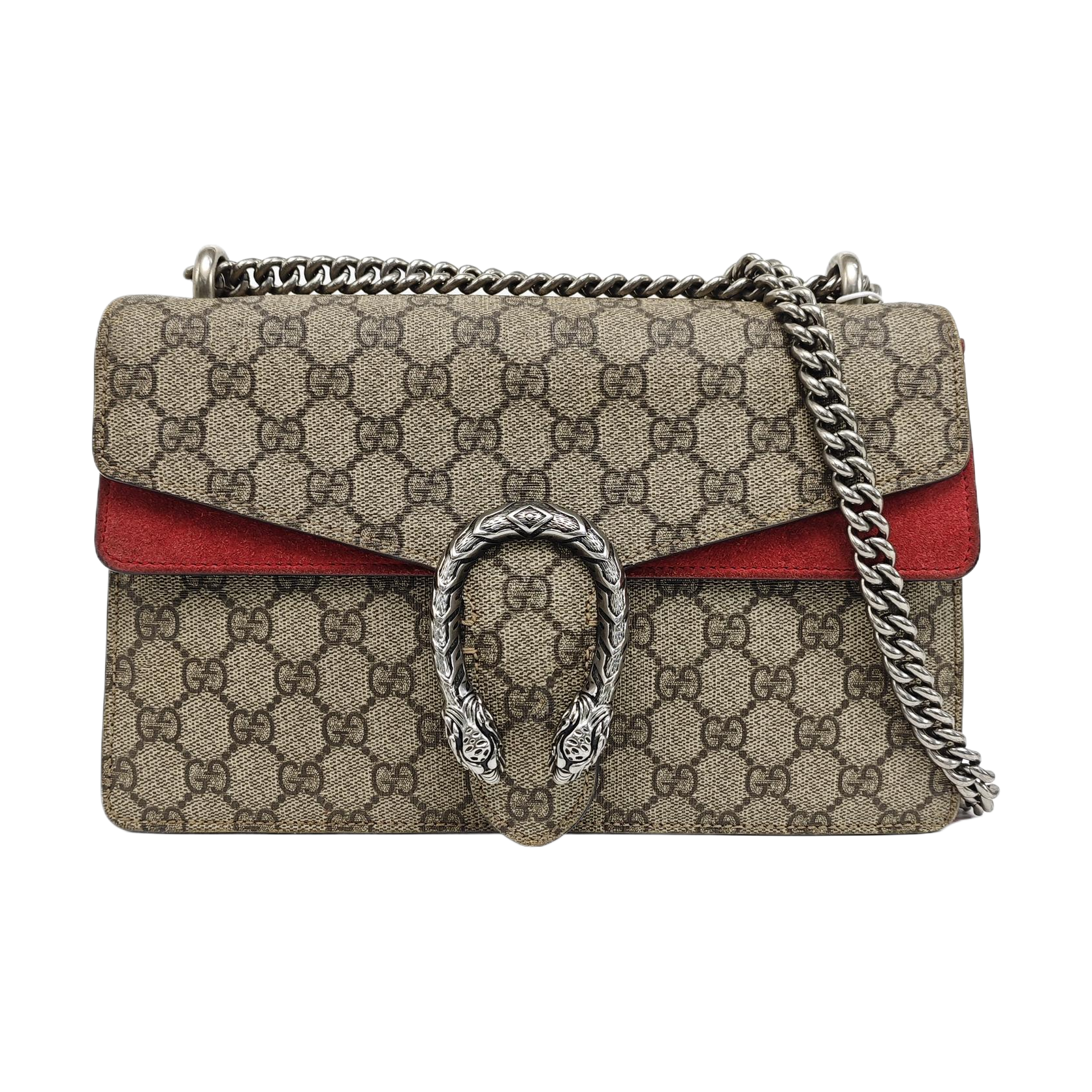 Dionysus Small Monogram Coated Canvas Black