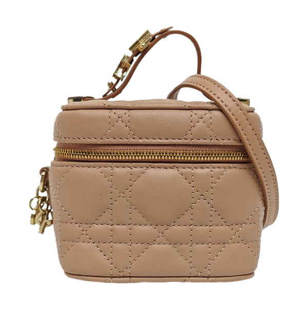 Lady Dior Super Mini Cannage Calfskin Pink