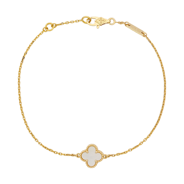 Sweet Alhambra 18k Gold Bracelet