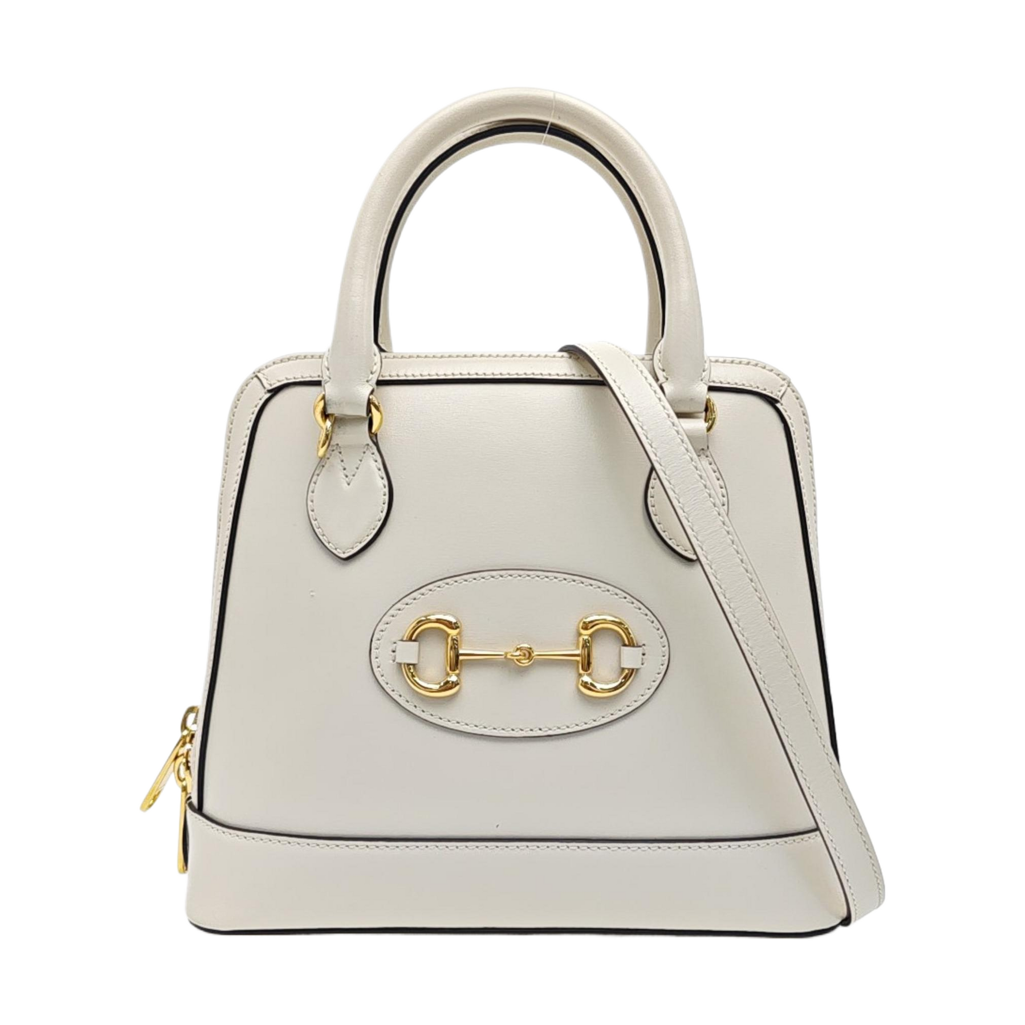 Horsebit 1955 Small Calfskin White
