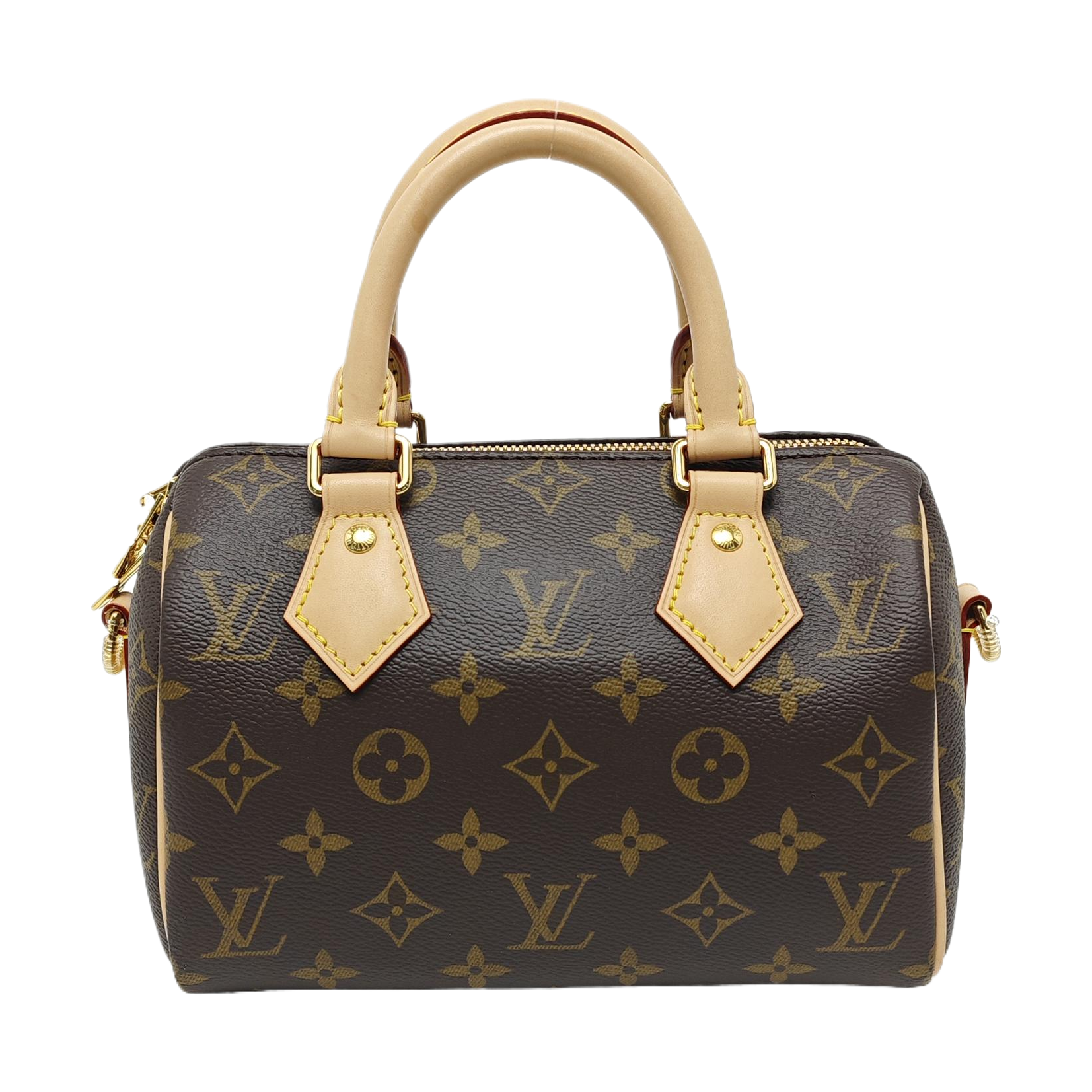 SPEEDY 20 Monogram Coated Canvas Brown