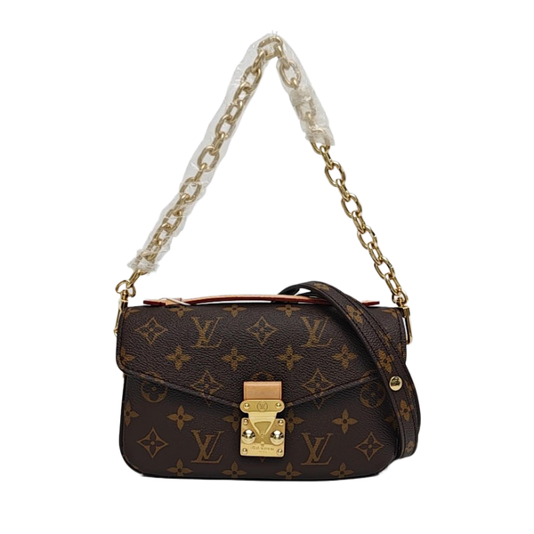 MÉTIS EAST WEST Monogram Coated Canvas Brown