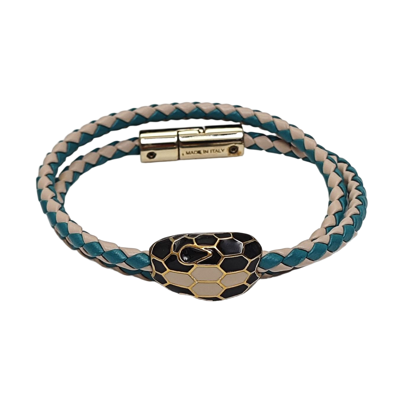 SERPENTI Leather Multicolor Bangle