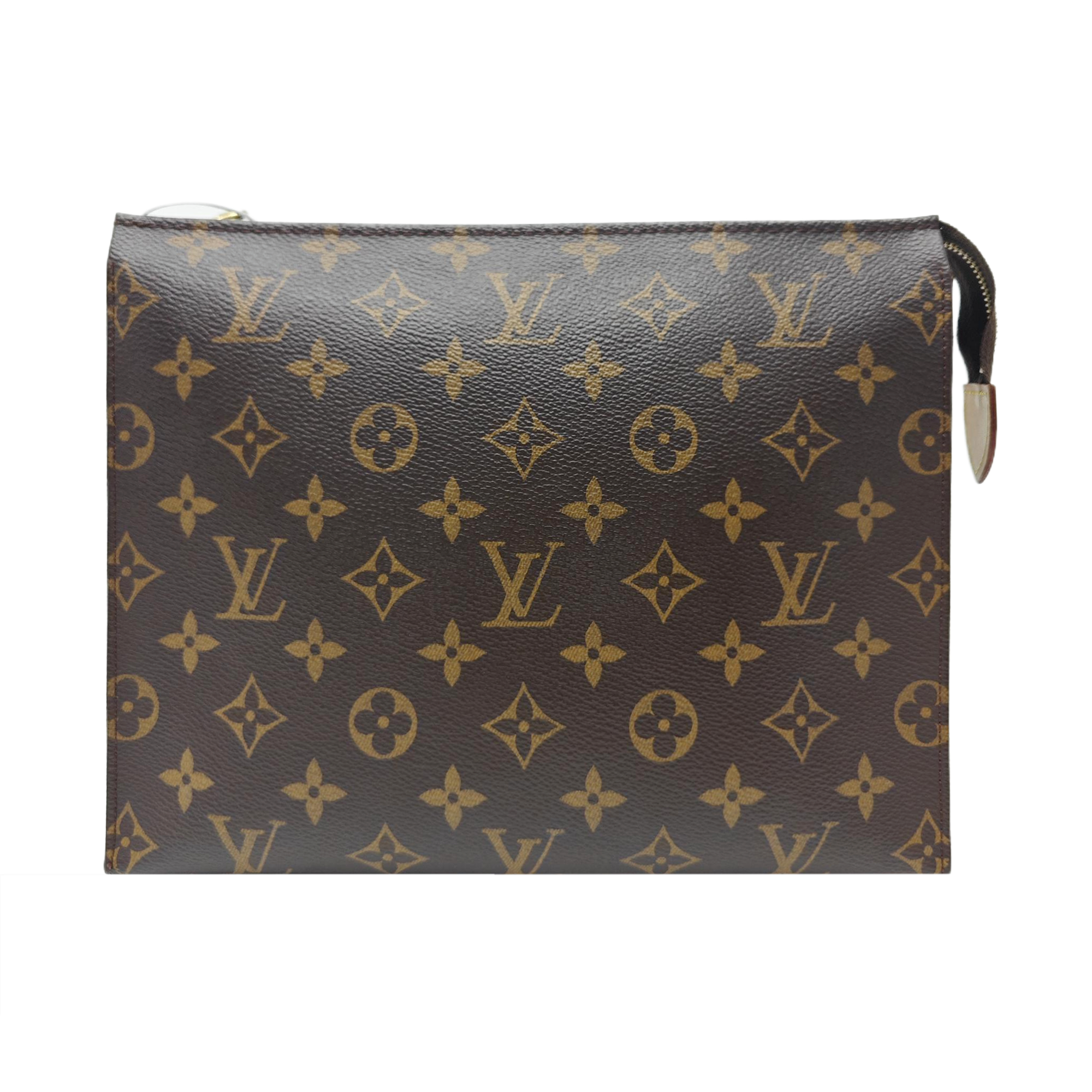 TOILET POCKET 26 Monogram Coated Canvas Brown