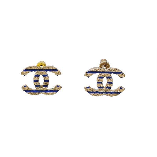 Metal Gold Stud Earrings
