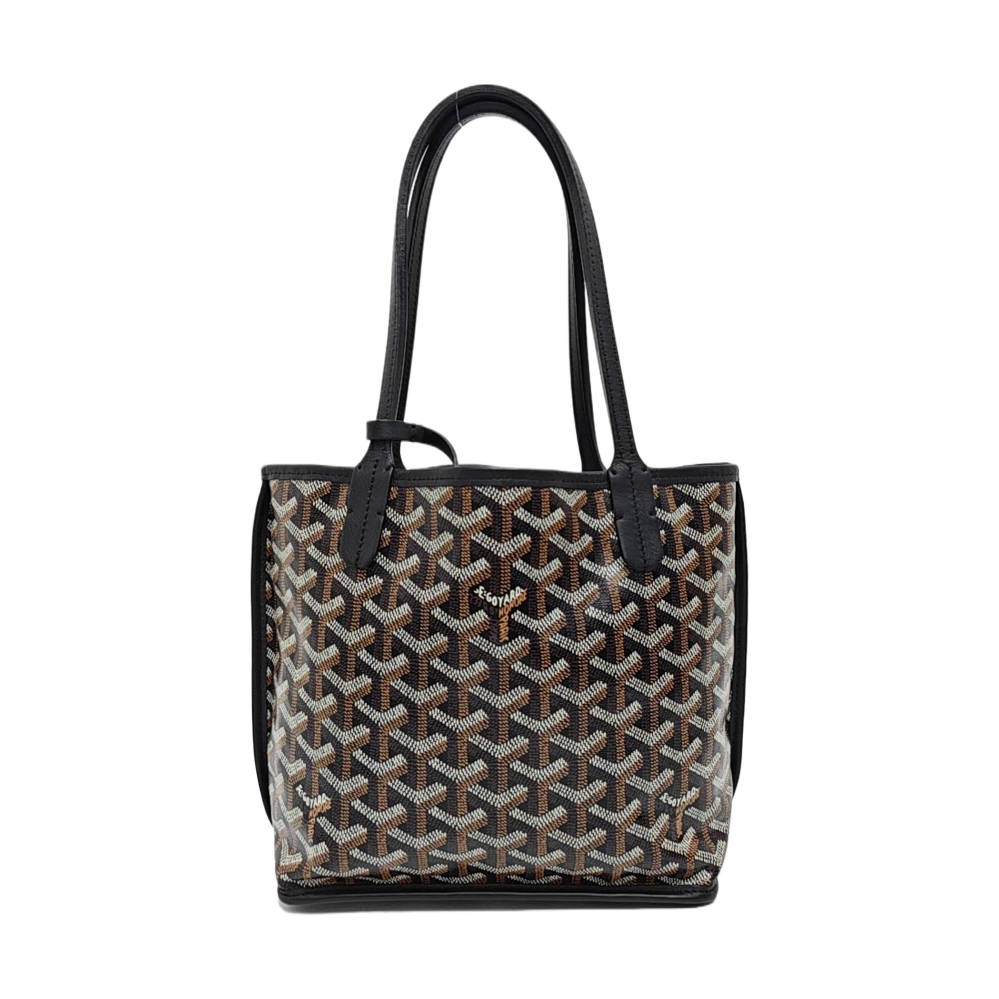Anjou Mini Coated Canvas Black