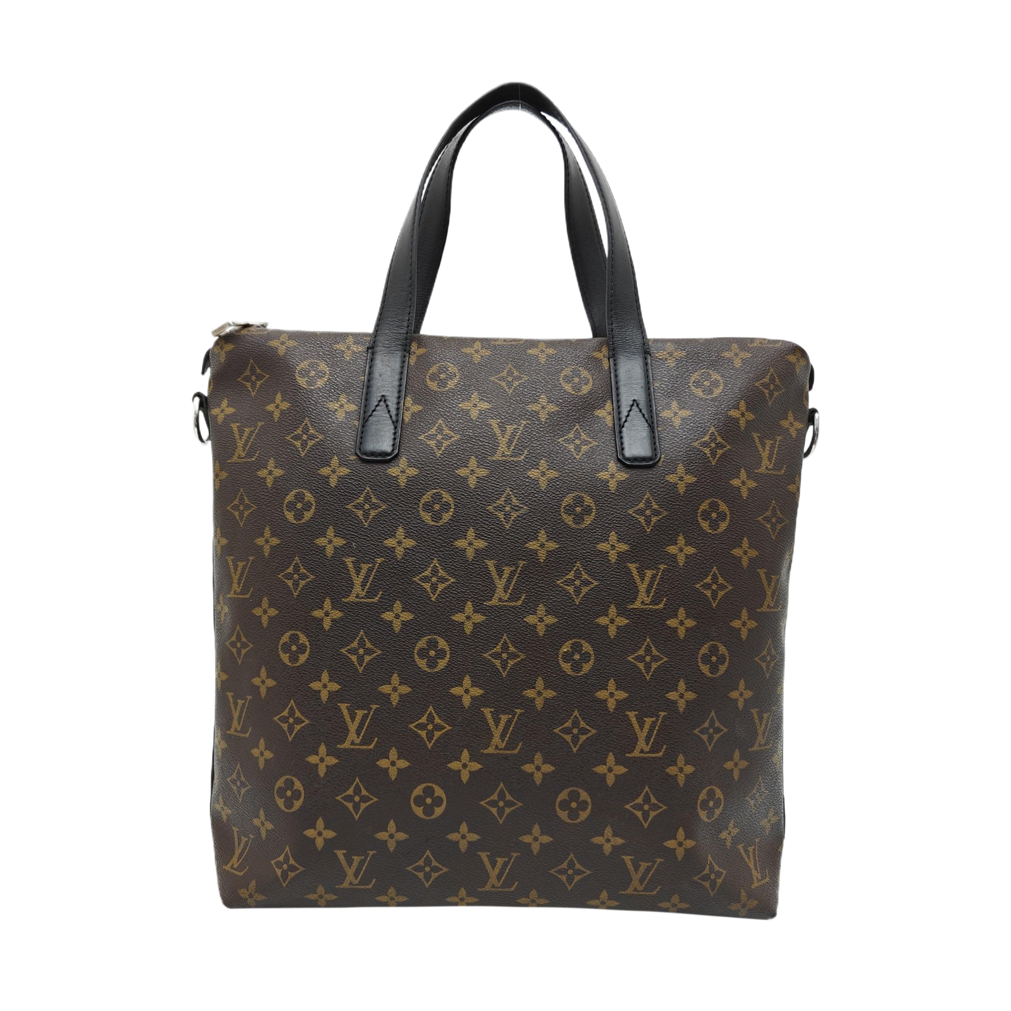 KITAN Monogram Coated Canvas Brown
