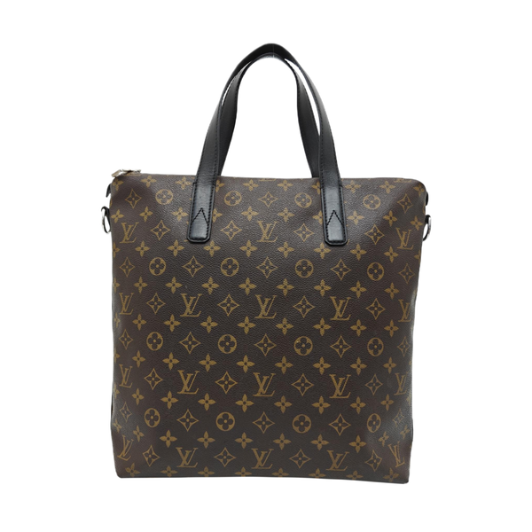 KITAN Monogram Coated Canvas Brown