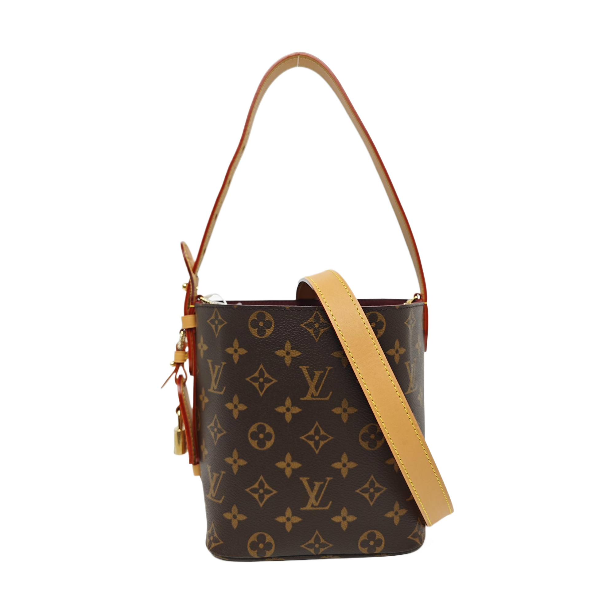 ALL IN Monogram Coated Canvas Brown