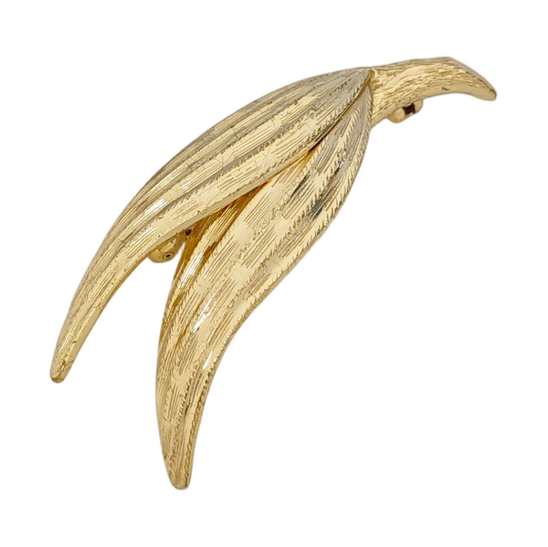 Metal Gold Brooch