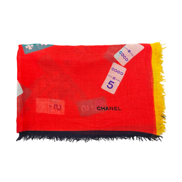 Cashmere Scarf Red