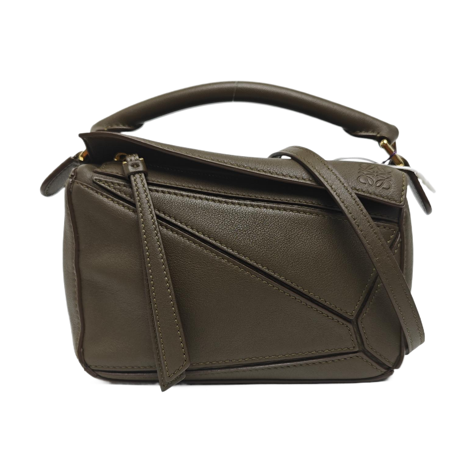 Puzzle Mini Calfskin Green