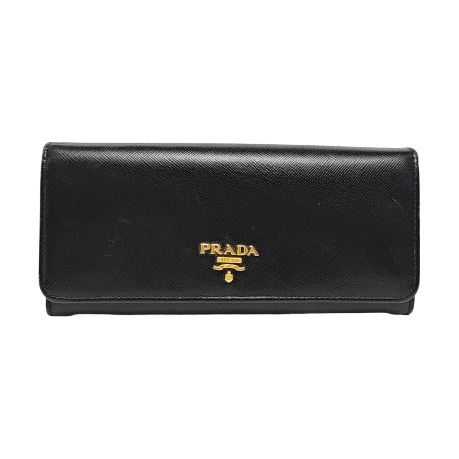 Saffiano Calfskin Wallet Black