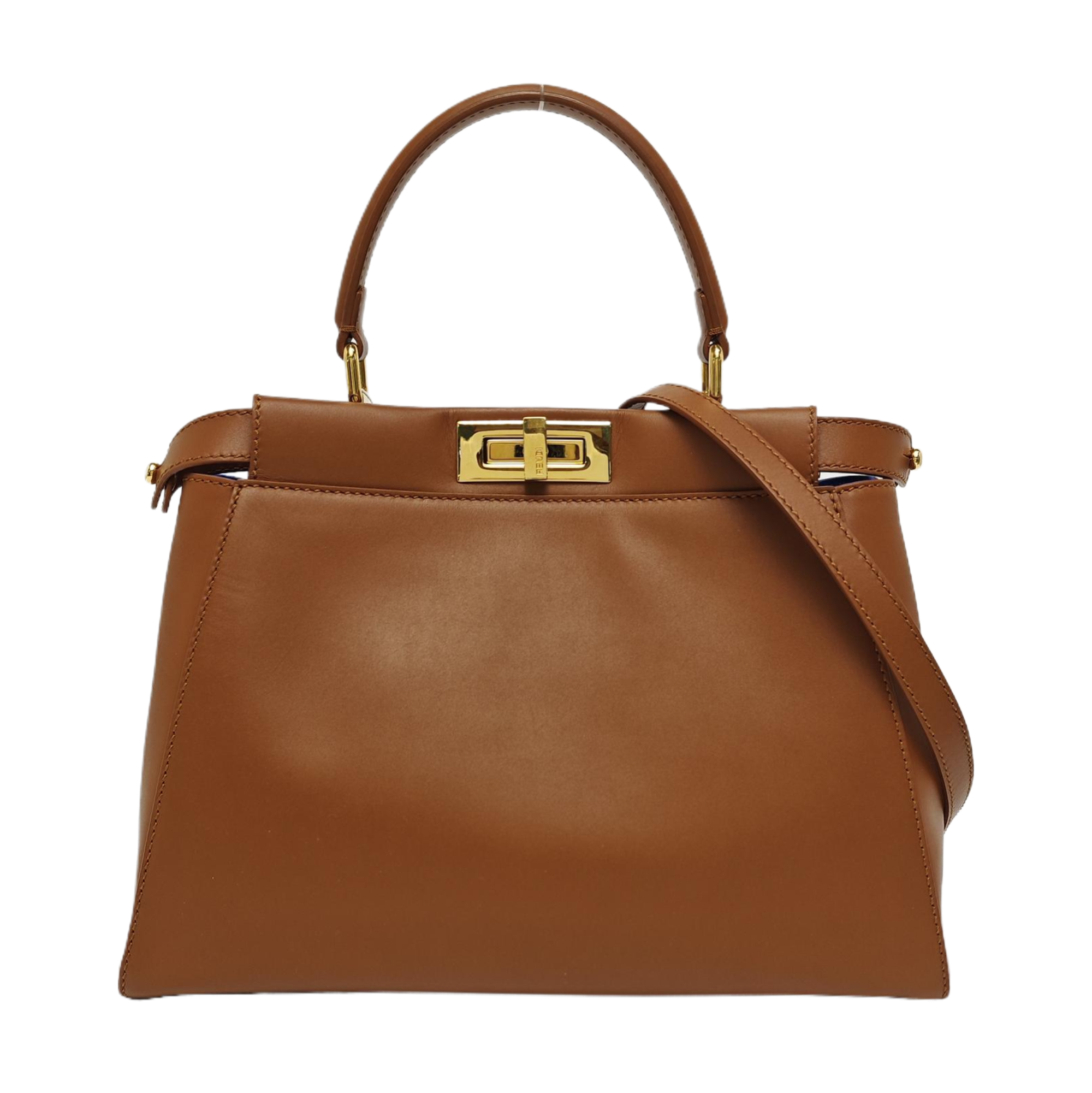 Peekaboo Medium Calfskin Brown