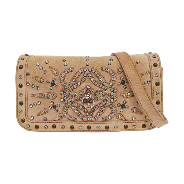 Leather Shoulder Bag Pink