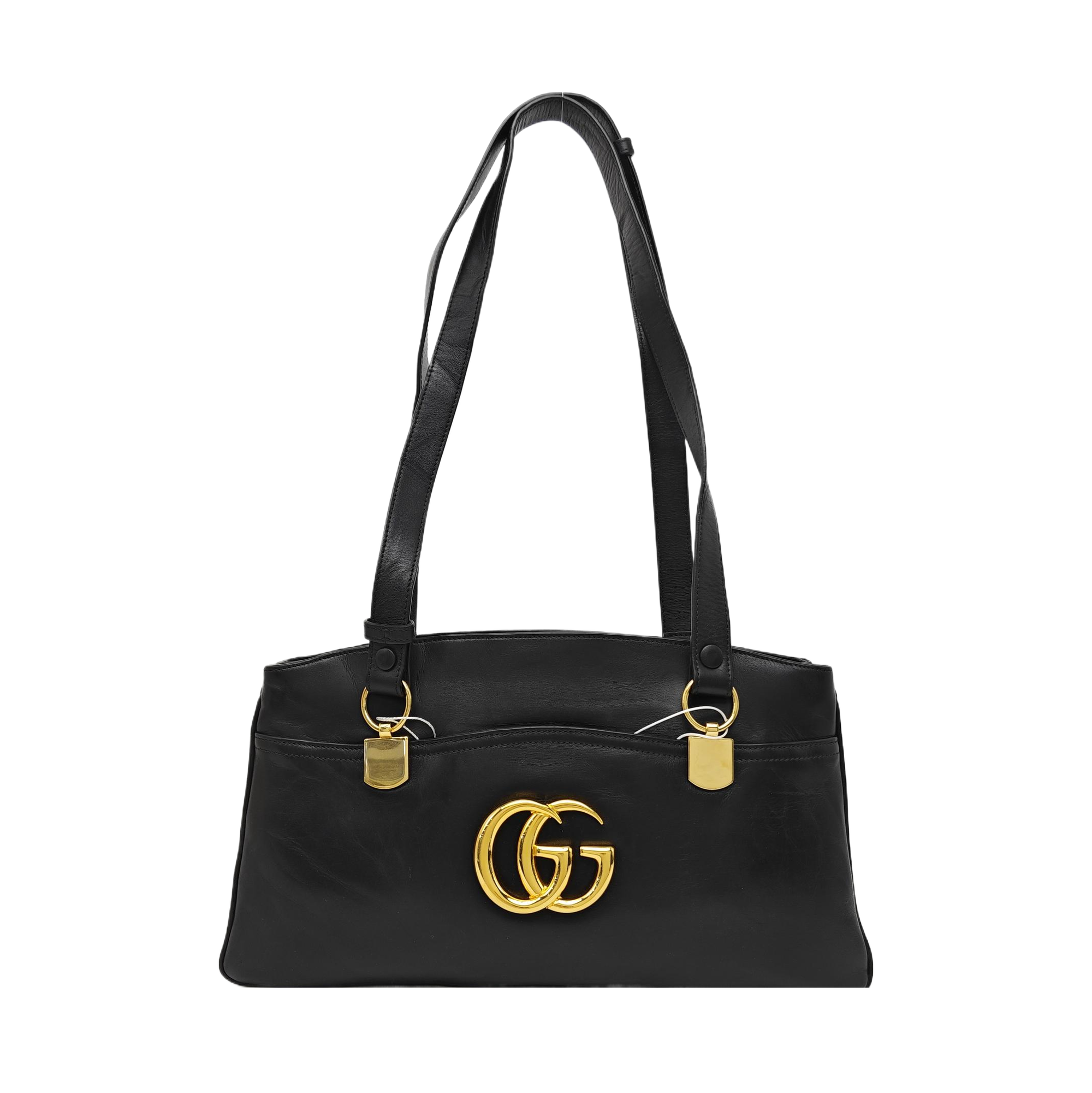 Arli Large Calfskin Black