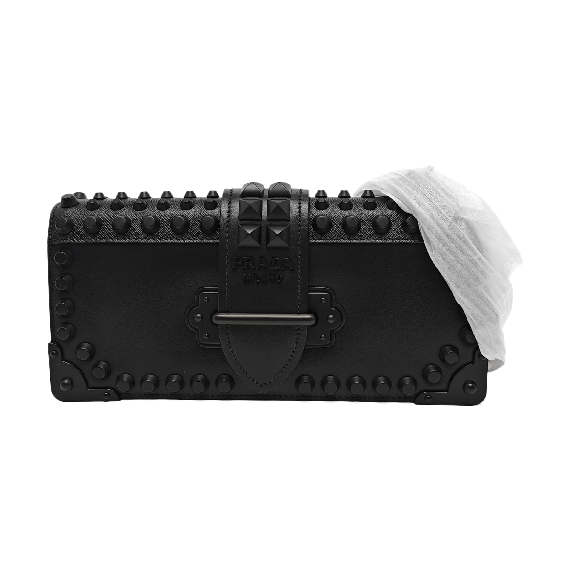 Calfskin Shoulder Bag Black
