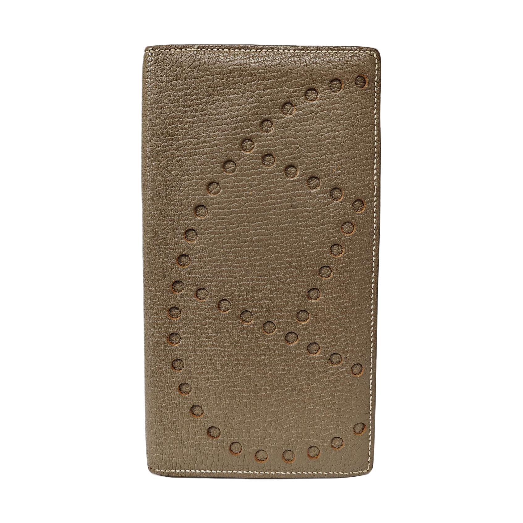 Evelyne Chèvre Mysore Gray Wallet