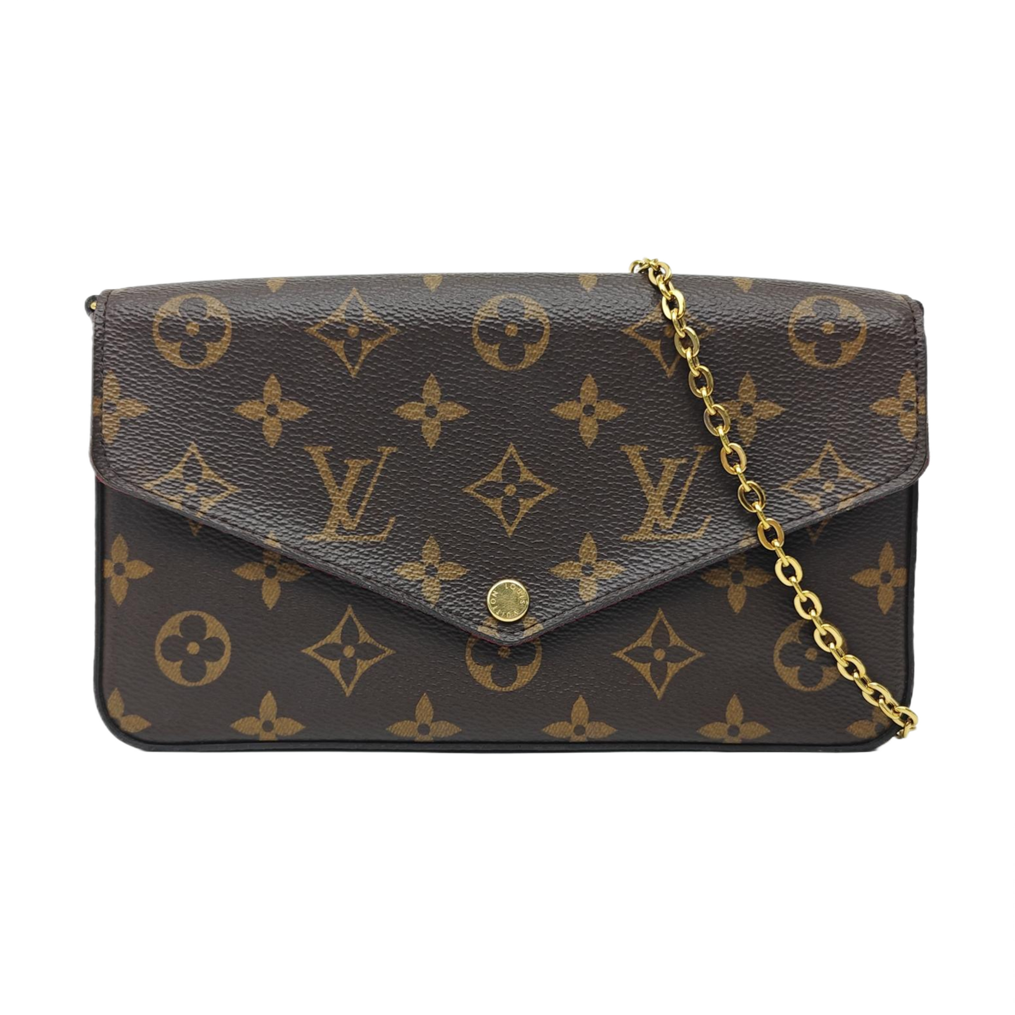 FÉLICIE Monogram Coated Canvas Brown