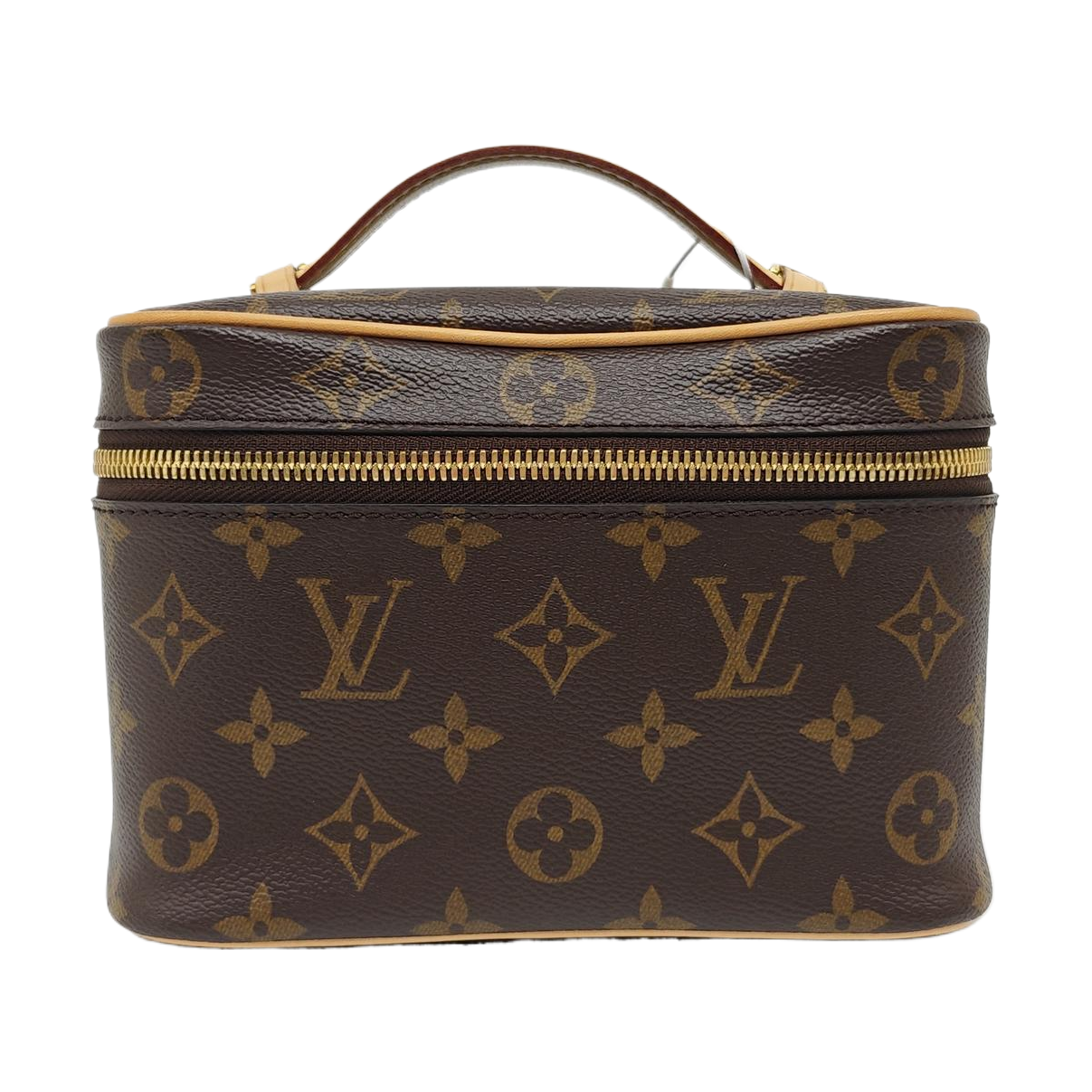 NICE Mini Monogram Coated Canvas Brown