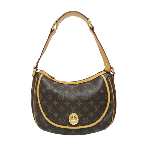 TULUM PM Monogram Coated Canvas Brown