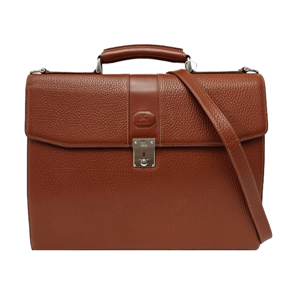 Calfskin Shoulder Bag Brown