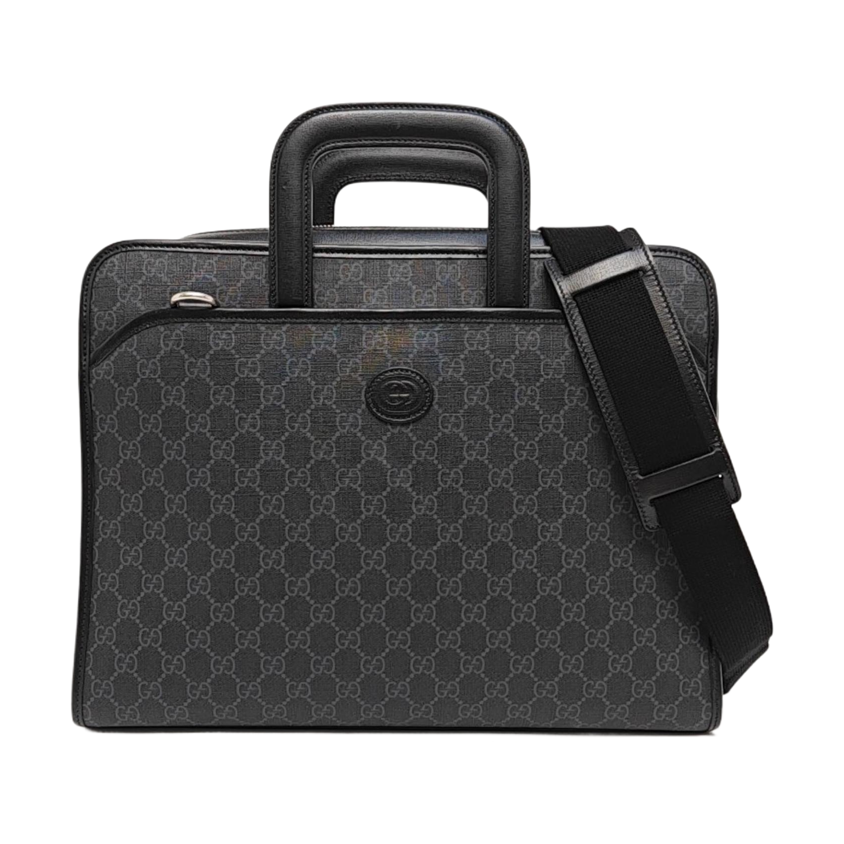 Retro Monogram Coated Canvas Black