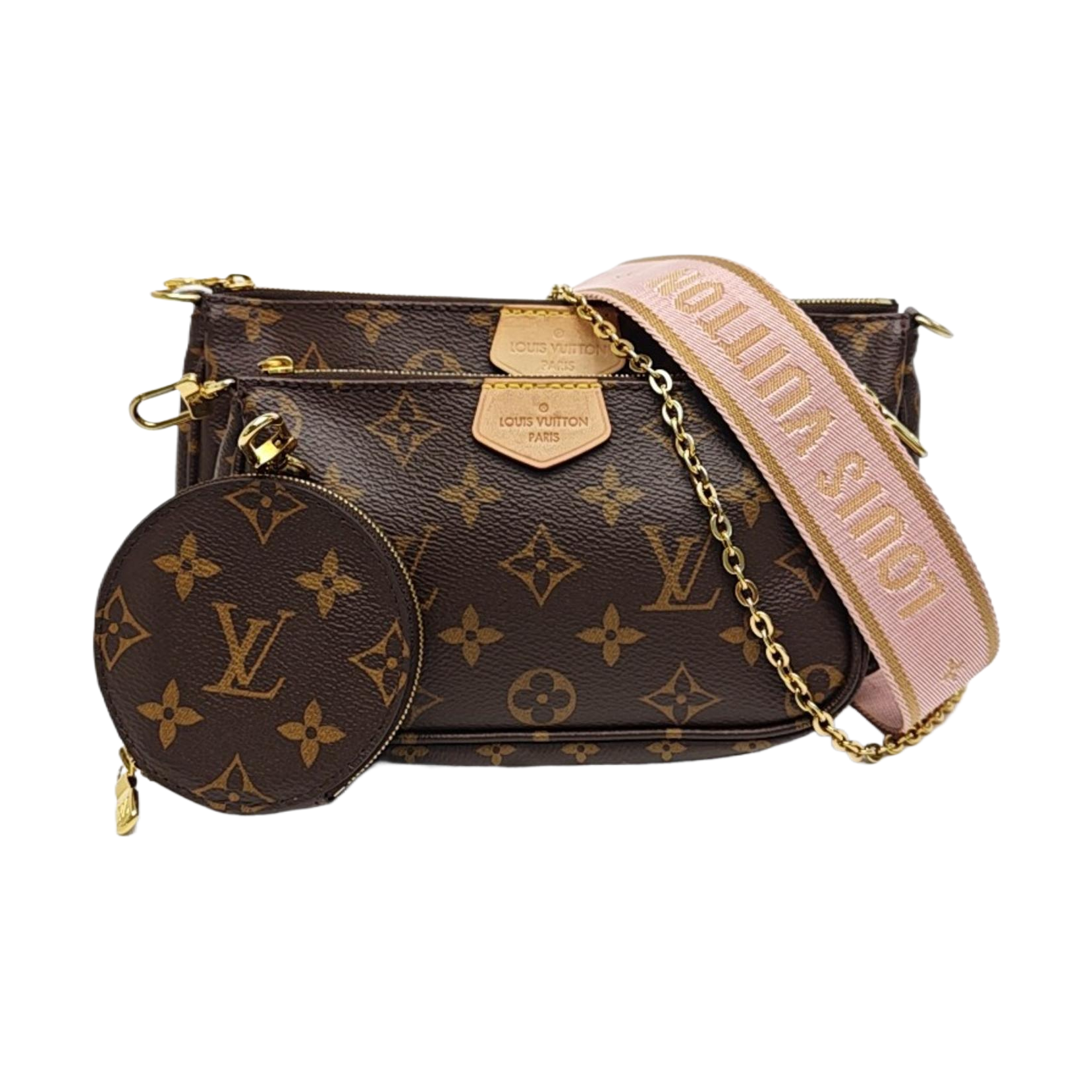 MULTI Monogram Coated Canvas Brown