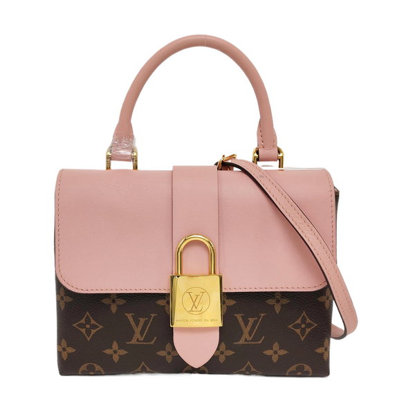 LOCKY BB Monogram Coated Canvas Pink