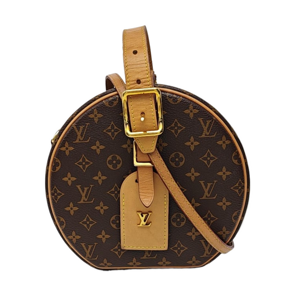 BOITE CHAPEAU PM Monogram Coated Canvas Brown