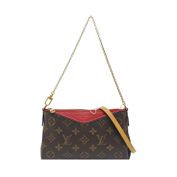 PALLAS BB Monogram Coated Canvas Brown