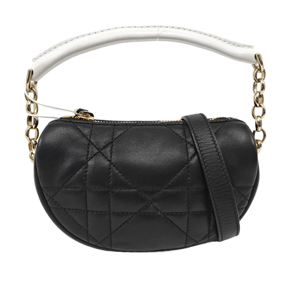 Vibe Super Mini Cannage Lambskin Black