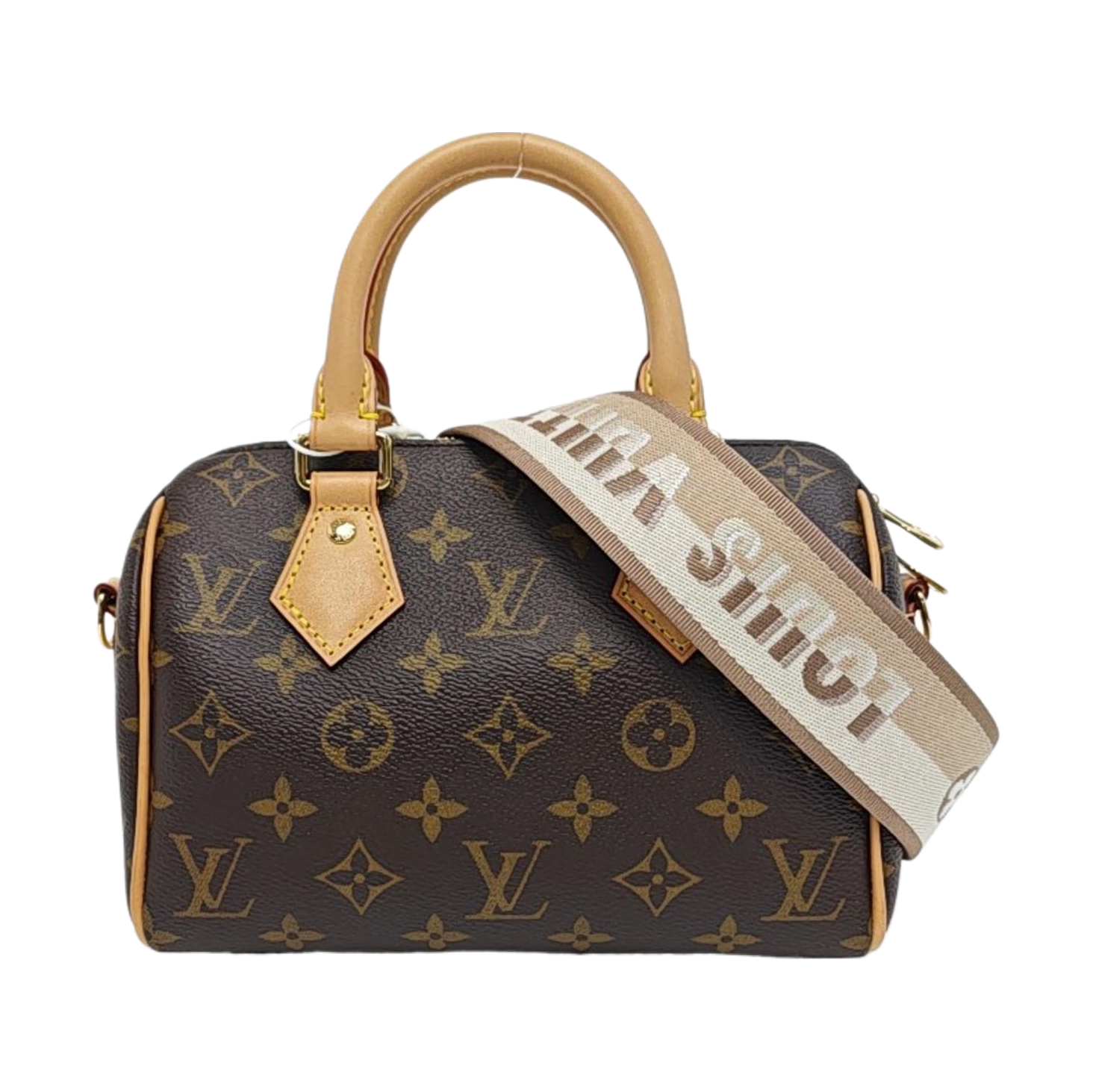 SPEEDY 20 Monogram Coated Canvas Brown