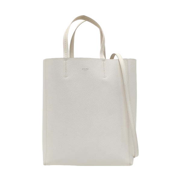 CABAS Small Calfskin White