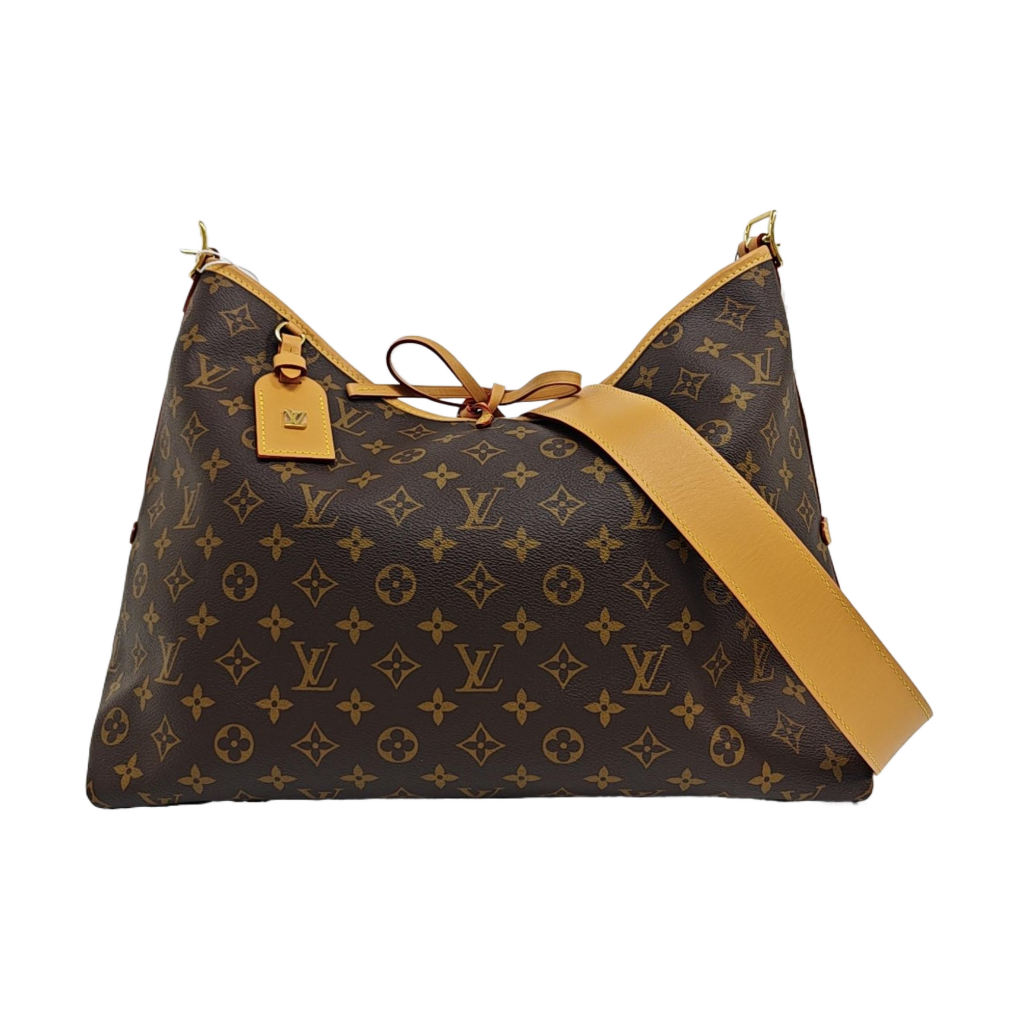 CARRYALL MM Monogram Coated Canvas Brown